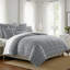 Shay Window Pane Gray Cotton Coverlet Set  8 Piece-1152672779