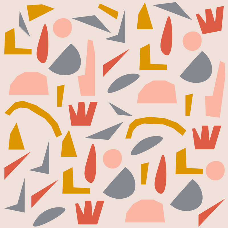 " Colourful Terrazzo " by Hello Twiggs, 20" H x 20" W