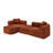 114" Cloud Sectional Couch With L-Shape Chaise-2009221978