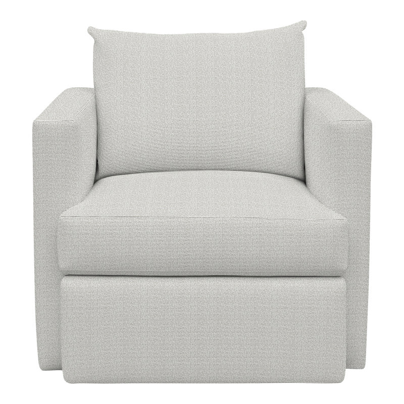 Emory Swivel Armchair, Callaloo Cotton