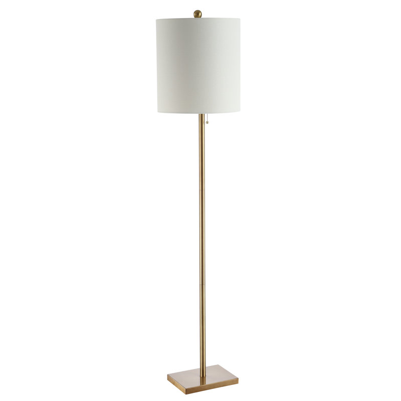 Glenna 61'' Brass Gold Traditional Floor Lamp