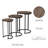 Laib Nesting Tables - Set of 3 Round Side Tables for Living Room, Bedroom, or Home Office - Woodgrain-Look End Table Set - Modern Living Room Furniture-1549365195
