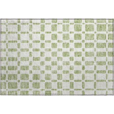 Premium Machine Washable Prisco Aloe Rug