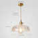 1 - Light Unique Dome Pendant with Switch
