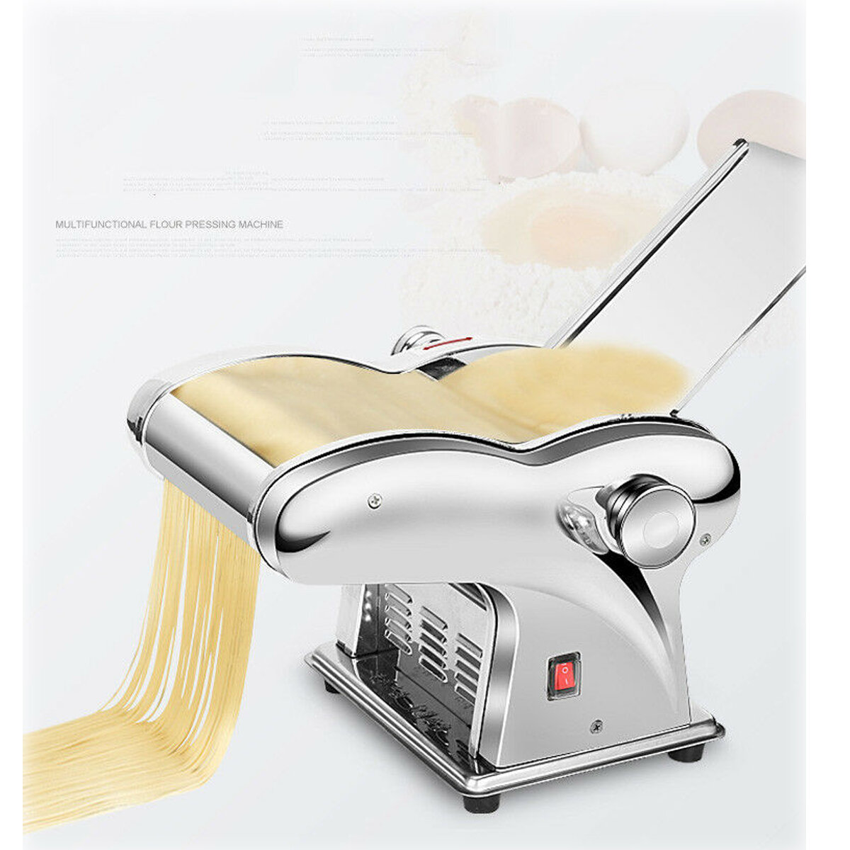 Automatic Electric Pasta Maker, Vegetable Noodle Press Machine, Dumpling  Spaghetti Cutter, Noodles Hanger, Dough Blender 220V