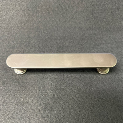 (5 Pack) 3-3/4 inch DIY Cabinet Pull Base Satin Nickel