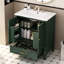 Meuble-lavabo de style rétro 30 po avec lavabo, rangement multifonctionnel, porte à fermeture en douceur et design durable, meuble-lavabo-883063966