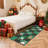 Washable Area Rug 8x10 Modern Ultra Soft Bedroom Rug with Non Slip Backing, Non Shedding Stain Resistant Carpet, Christmas Checkered Low Pile Portable Floor Cover for Living Room, Green-580581477-574677070