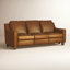 Finnegan 87" Genuine Leather Reclining Sofa