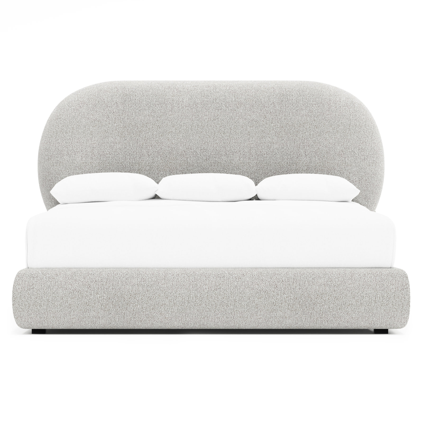 Monolith Upholstered Panel Bed, King