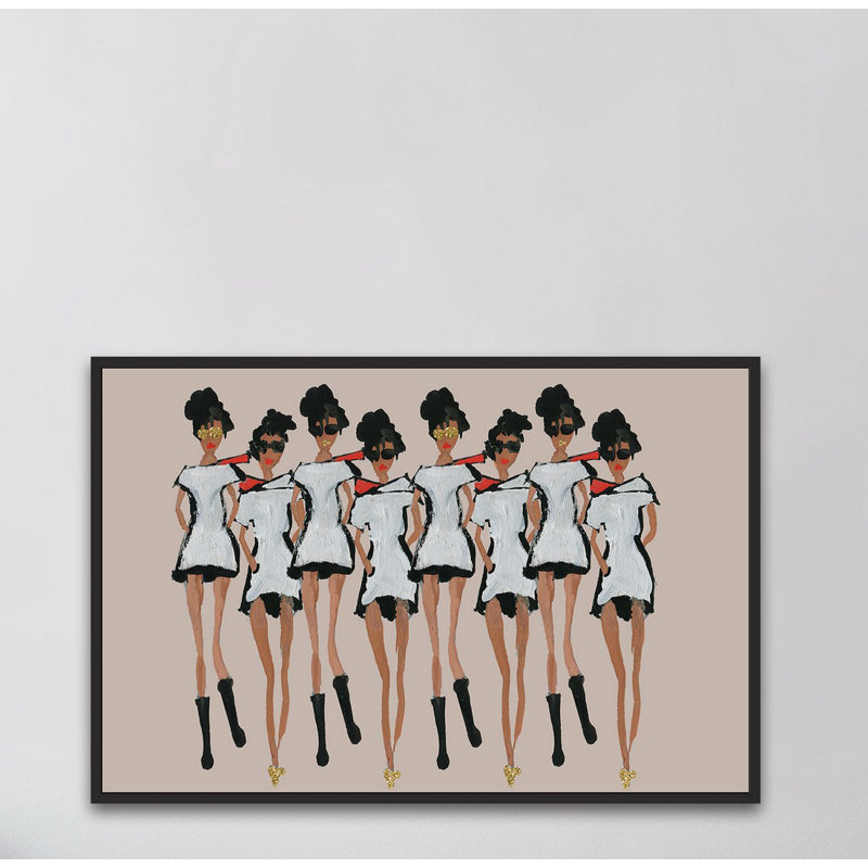 « here we », reproduction d’art sur toile encadrée, 40 po x 60 po