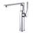 10”H Solid Brass Single-Hole Single-Handle Vessel Sink Bathroom Sink Faucet with Drain Assembly-100018788-111906126