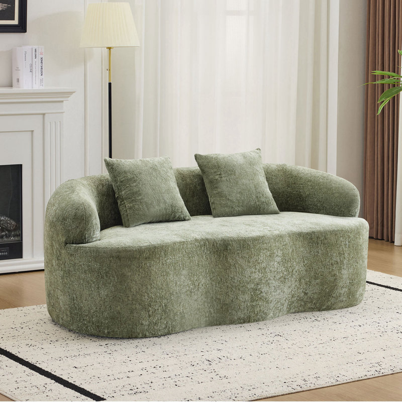 Canapé 67 po Pure Sponge, Vert