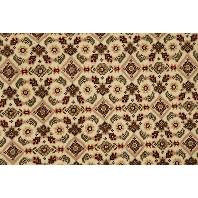Hand-Knotted High-Quality Ivory Area Rug