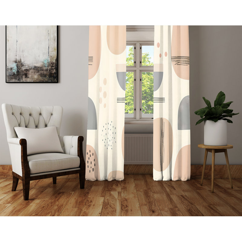 Window Curtains, 40" W x 82" L