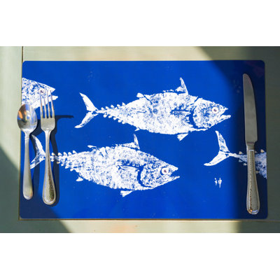 Vinyl Nautical Rectangle Placemat