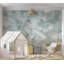 Murale abstraite pelez et collez - Impression menthe-1283733450