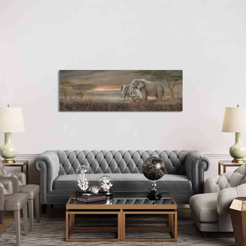 Beach Panorama, Bora Bora, French Polynesia by Jan Becke - Wrapped Canvas Panoramic Print, 152.4 cm H x 50.8 cm W x 1.91 cm D