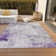 Machine Washable Indoor/Outdoor Claudian ACN1673 Lavender Rug