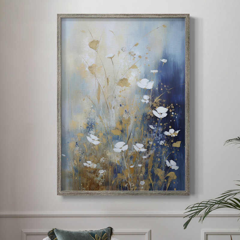 Reproduction encadrée FLORAL Series CCLXVIII - bois massif, H 11 po x l 9 po