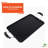 17x10in Aluminum Black Ceramic Double Burner Griddle With Cool Touch Handles, Black