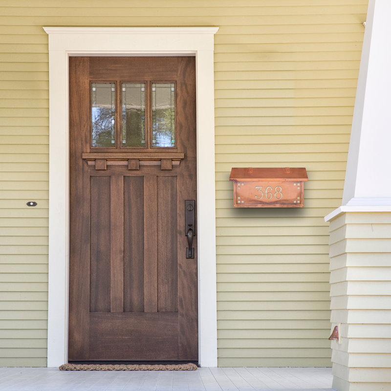 Boîte aux lettres murale Pasadena, Vieux sou, Miel
