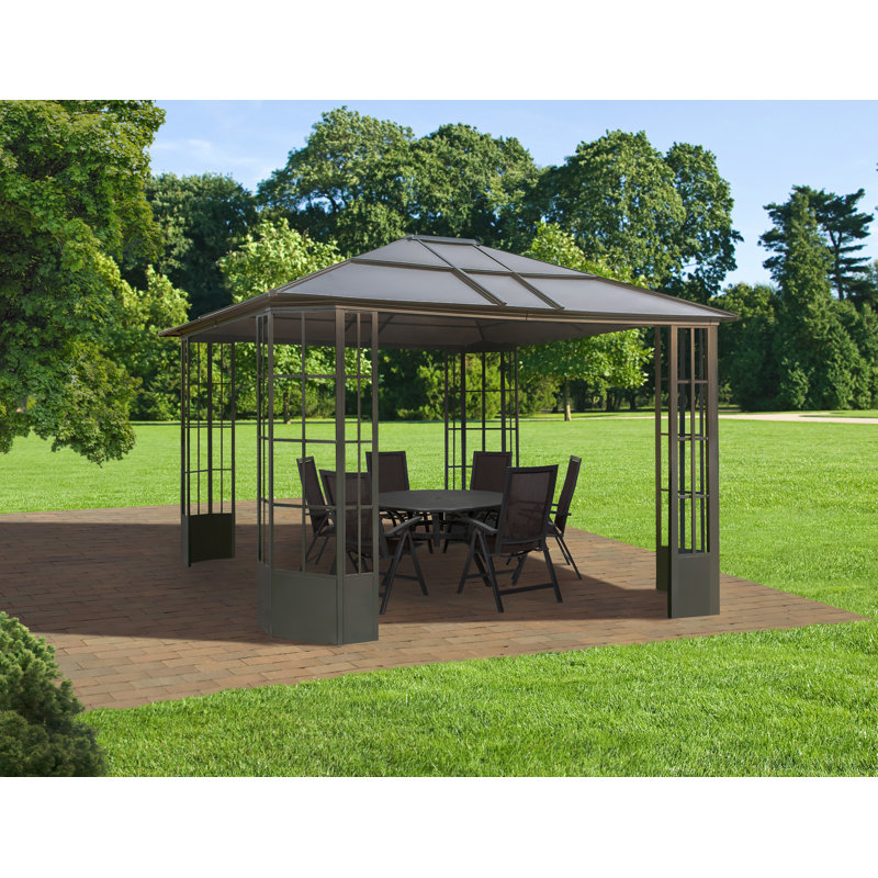 Sojag Savino Gazebo Black, 14 Ft. W x 12 Ft. D