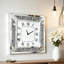 Shyfoy 60x60cm  Wall Clock  Square Glass Diamond  Accent Clock