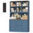 72"H Wood Storage Bookcase With File Drawers-14881876