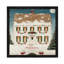 Merry Lil House Square - Merry Christmas by David Carter Brown - Print on Canvas-1998729482-1893394927