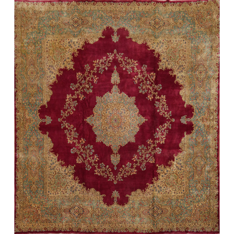 Vegetable Dye Square Large Rug 12x12