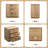 Night Stand Set Of 2 With 3 Drawers, Modern Bedside Table Set Of 2 For Bedroom Storage, Nature, 23.9'' H X 22.8'' W X 15'' D-1901760185