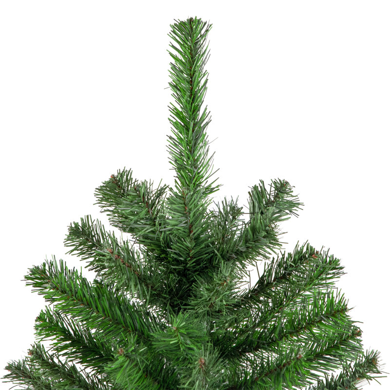 8' Full Green Colorado Spruce Artificial Christmas Tree with Metal Stand