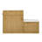 Livingroom Cabinet With Shoe Bench, 2 Doors And 3-Tier Adjustable Shelves, Entryway Bench With 4 Open Shoe Racks And Removeble Cushion, Storage Console Table With Wavy Slatted Door And Hooks-383113139