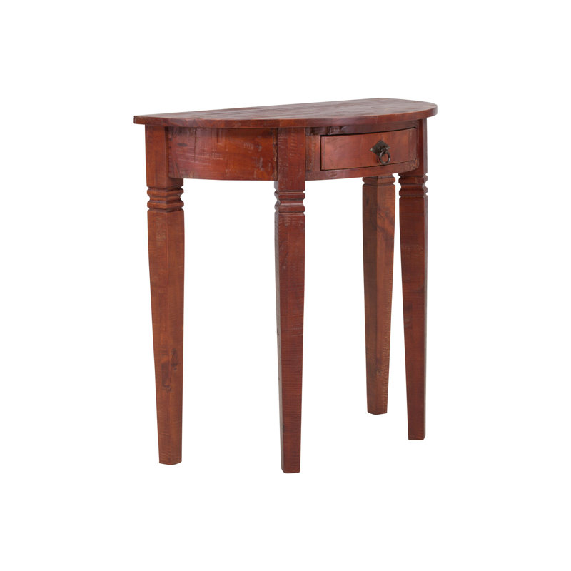 Devonport 80cm Solid Wood Console Table, Brown