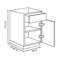 Meuble-lavabo de salle de bain, structure en bois massif, comptoir de meuble-lavabo, facile à assembler