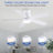 Flush Mount Ceiling Fan With Led Lights And Remote Control-1909110793-1909110792