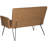 Dormilee 51.9'' Faux Leather Loveseat-318859263
