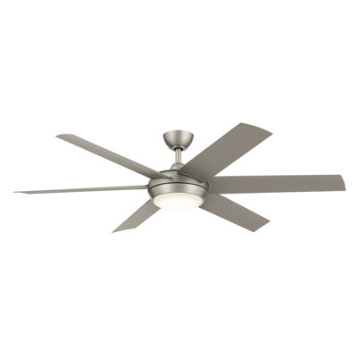 60 Inch Mint Ceiling Fan with Glass Diffuser