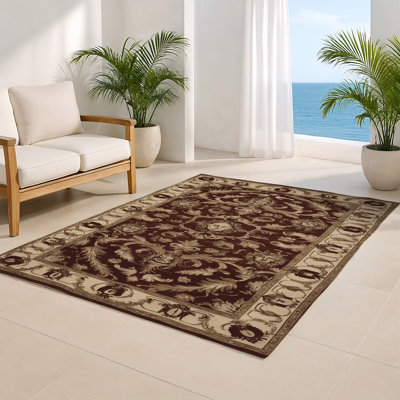 Tapis d'intérieur et d'extérieur brun français