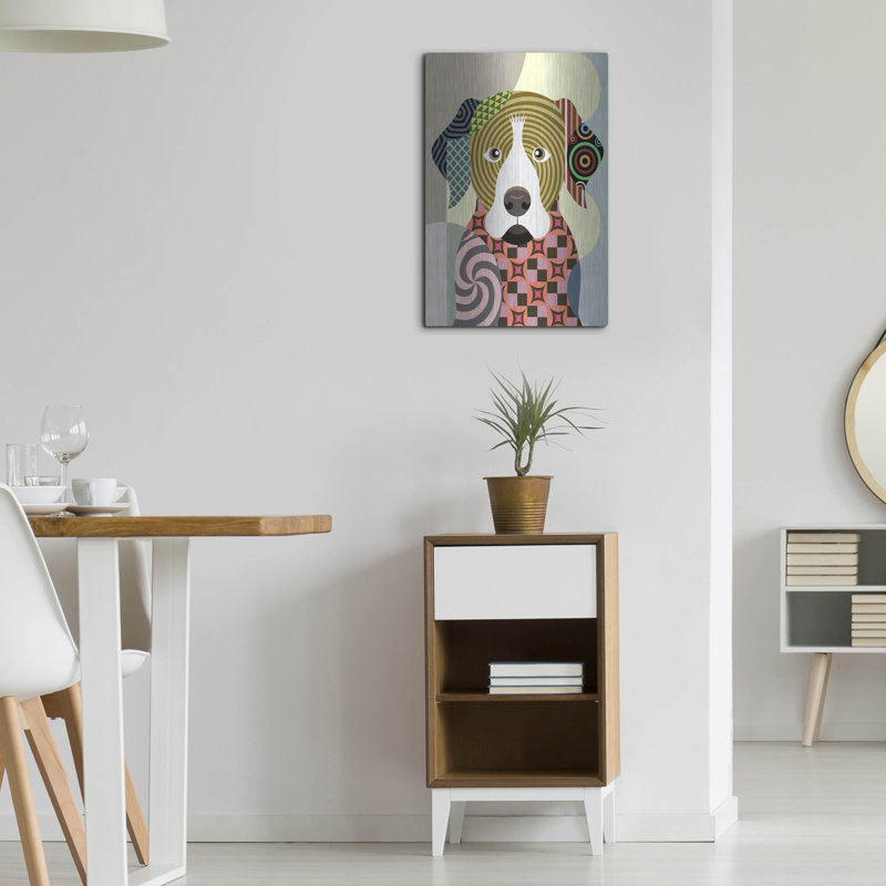 "Rottweiler" par Lanre Adefioyue, H 24 po x l 16 po