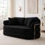 Canapé-lit convertible 78,3 po sans assemblage pour futon avec dossier amovible-505427117