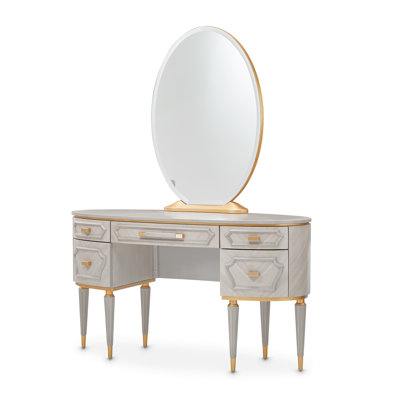 Coiffeuse et miroir St. Charles