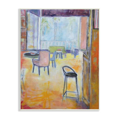 «Tropical Lounge Open Room Furnied Interior Contemporary» par Susanne Marie - Peinture