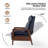 Branstetter 28.5" W Faux Leather Push-Back Recliner-94559857