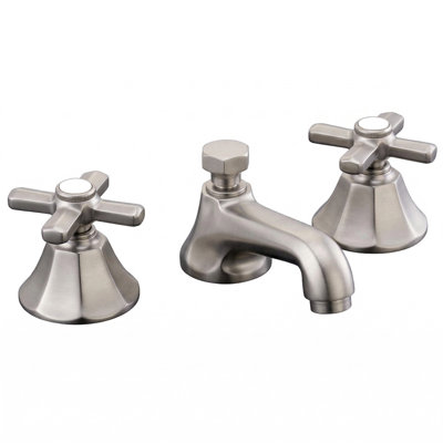 P0152 Robinet de lavabo surdimensionné avec poignées en croix et bonde escamotable Mississippi Deco