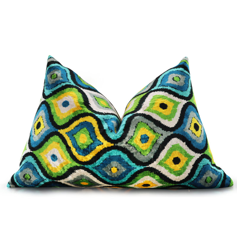 Velvet Lumbar Pillow Cover & Insert