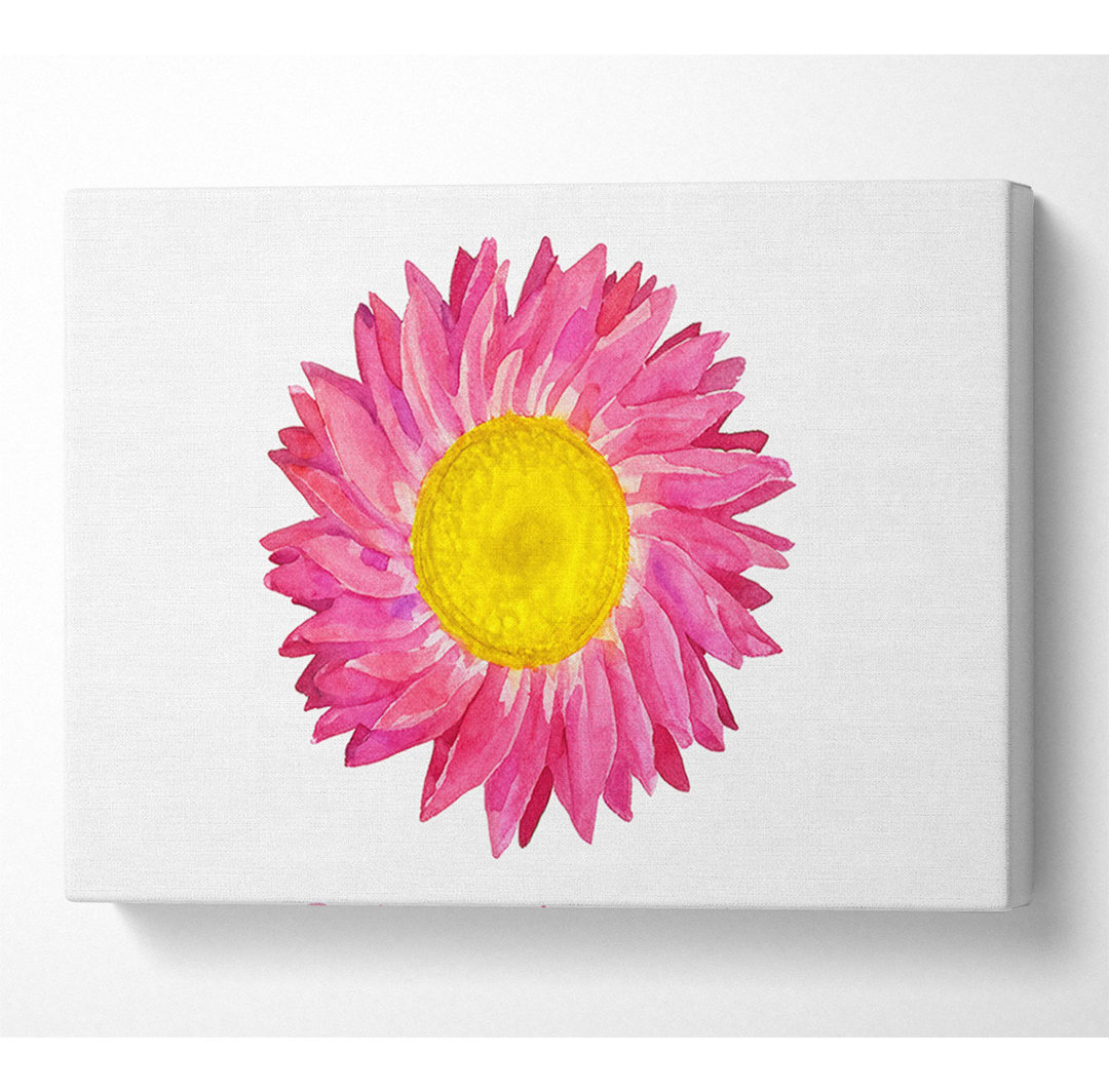 Pink Daisy Twist - Kunstdrucke auf Leinwand