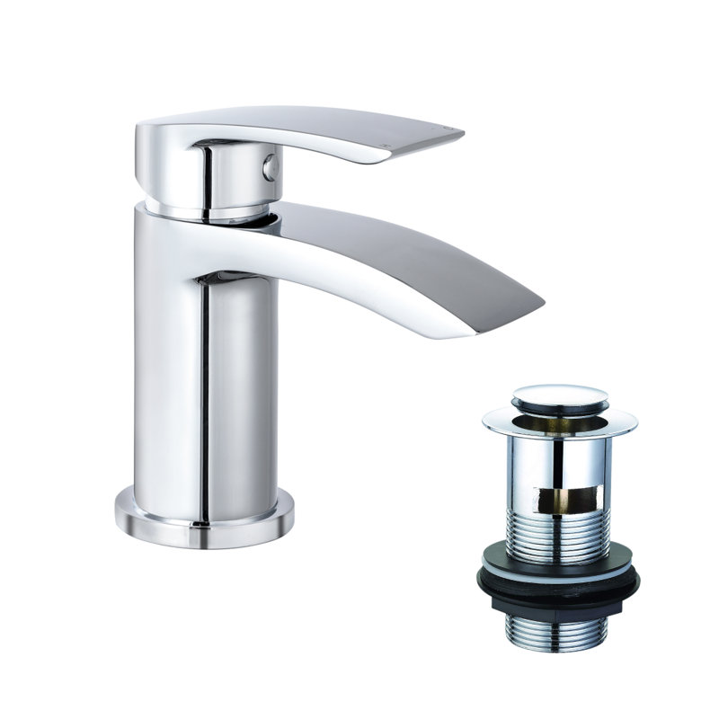 Carter Mono Basin Mixer Tap with Waste, Chrome