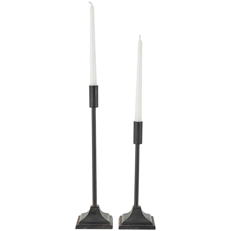 Laqueita 15.4'' H Iron Tabletop Candlestick
